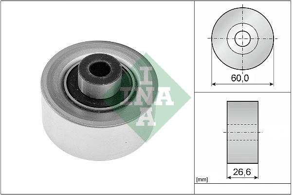 Deflection/Guide Pulley, V-ribbed belt